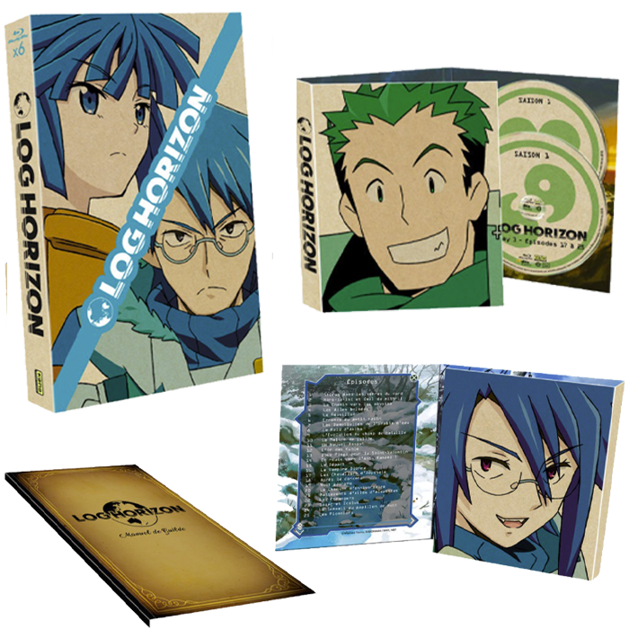 Coffret Log Horizon Blu Ray (Saisons 1 + 2) Edition Limitée visuel produit