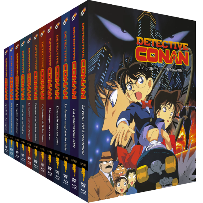 Intégrale Blu Ray Detective Conan Films 1 à 11 visuel produit