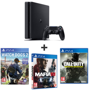 PS4-Slim-500-Go-COD-Infinite-Warfare-Watch-Dogs-2-Mafia-3