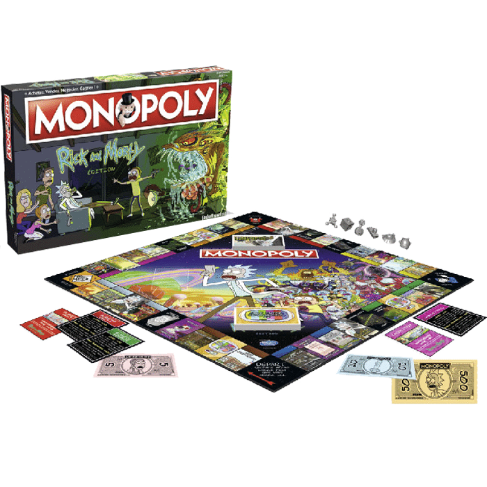 Monopoly rick et Morty visuel produit