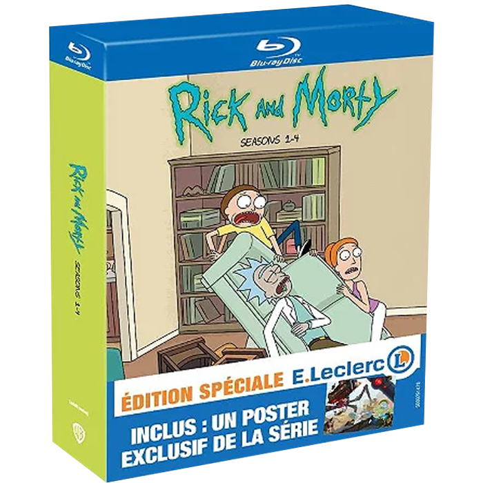 Rick and Morty Blu Ray visuel produit