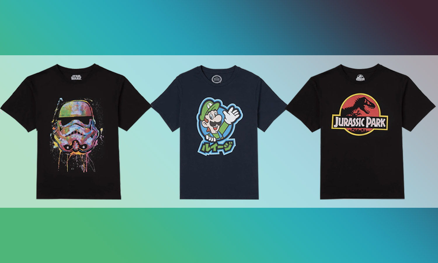 T-shirt promo zavvi visuel slider