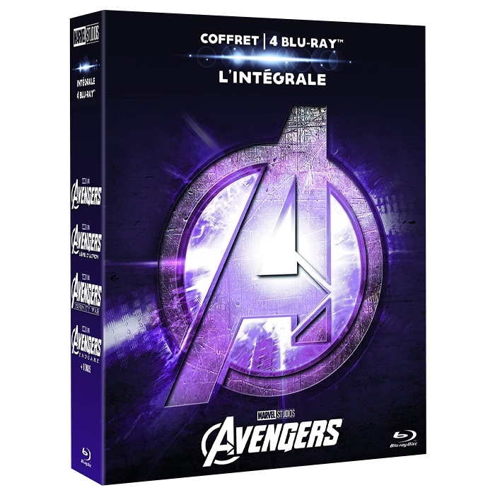 avengers intégrale blu ray autre packaging visuel produit