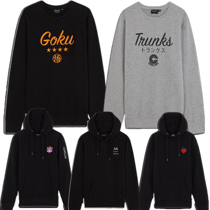 promo sélection sweat pull one piece dragon ball z
