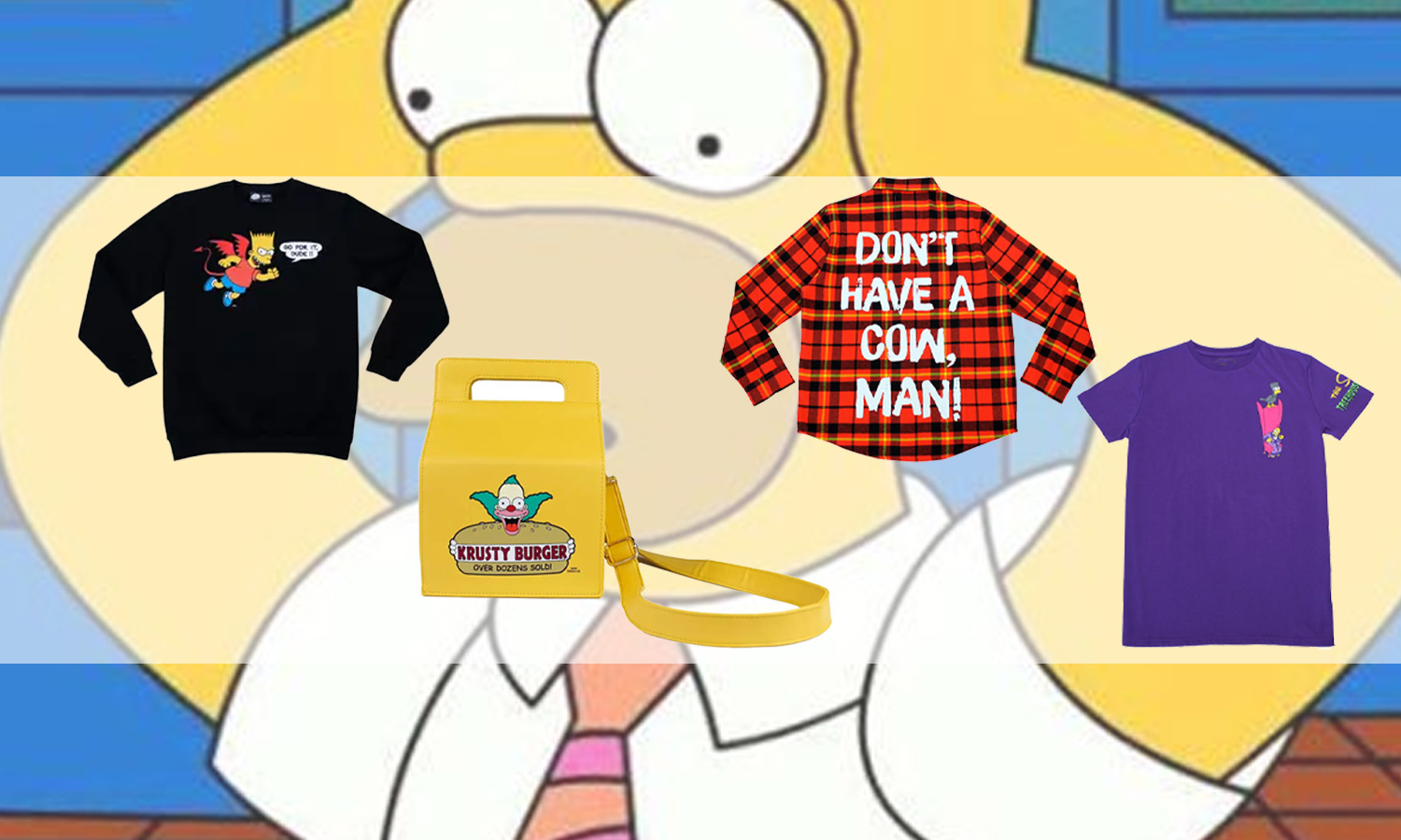 Simpsons x Cakeworthy collection visuel slider horizontal