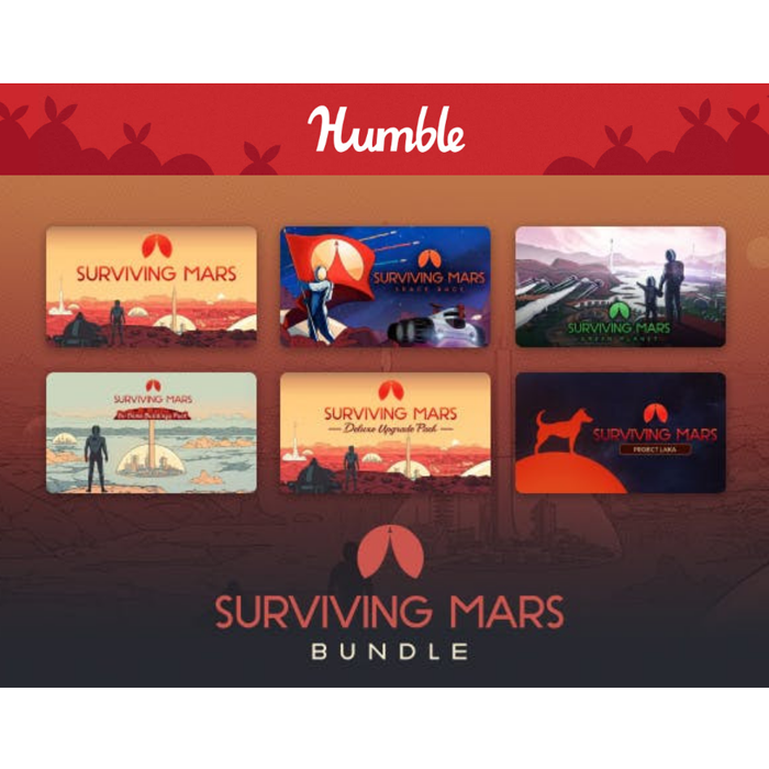 Pack Surviving Mars visuel produit humble bundle