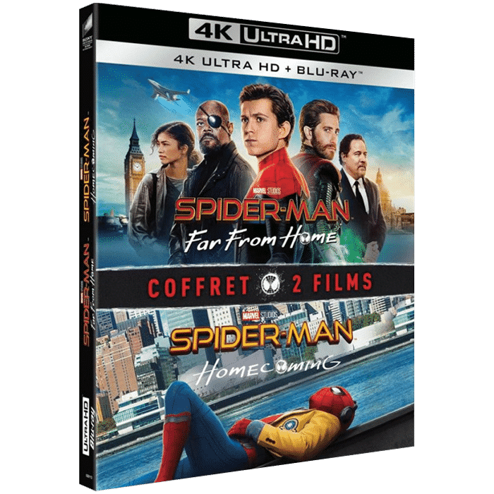 Coffret Spider-Man Far From Home et Spider-Man Homecoming visuel produit