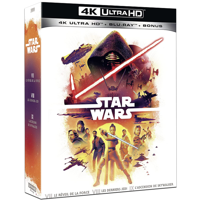 Coffret Star Wars 4K episodes 7 à 9 visuel produit