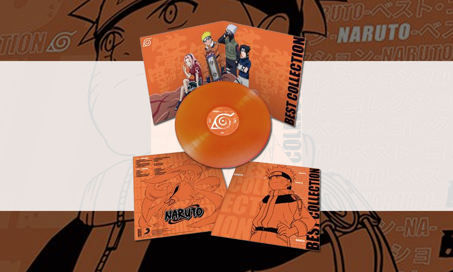 SLIDER naruto vinyle best collection