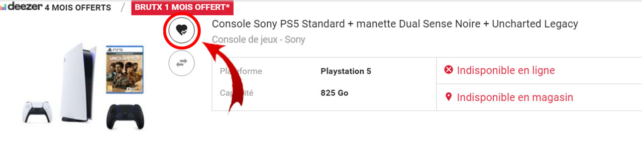 screenshot tuto fnac liste d'envie v2