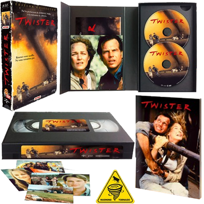 Twister Blu Ray Collector VHS visuel produit