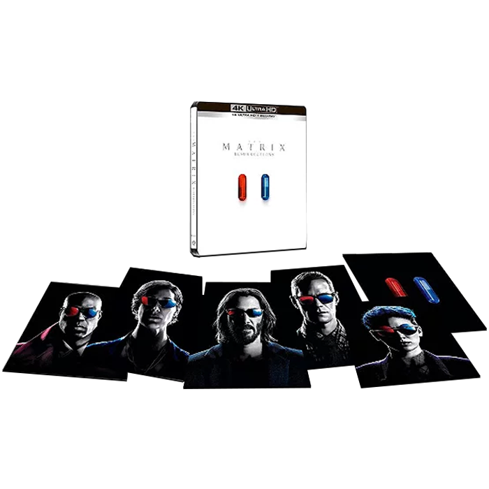 Matrix Resurrections Blu Ray 4K Steelbook Edition Leclerc visuel produit