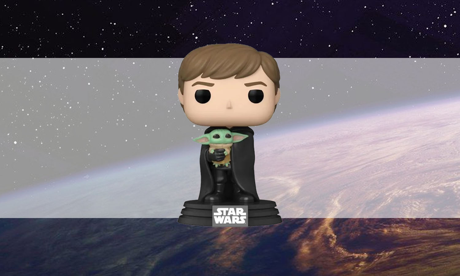 Figurine Funko Pop Luke Baby Yoda visuel slider