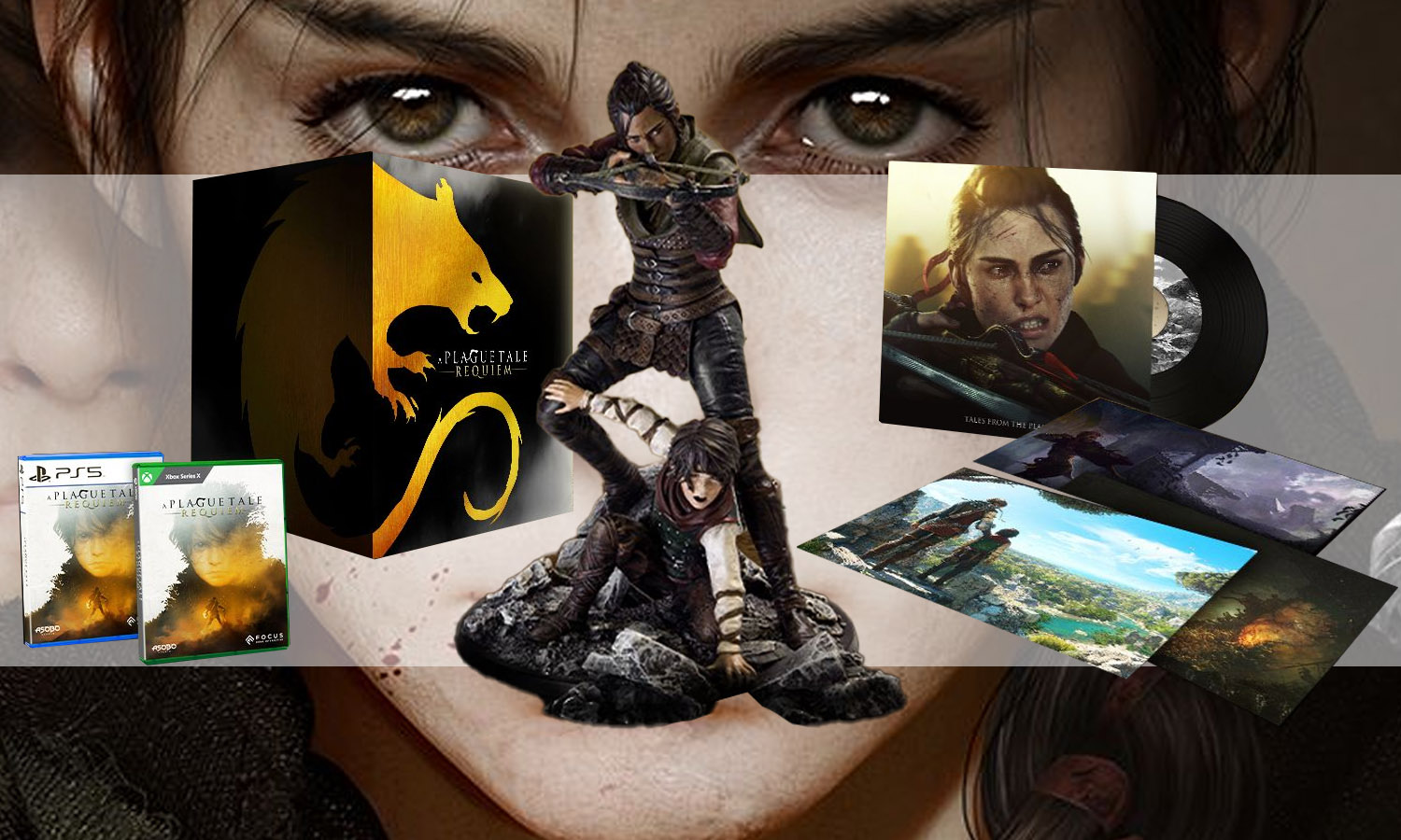 slider a plague tale requiem collector ps5, ps4, pc