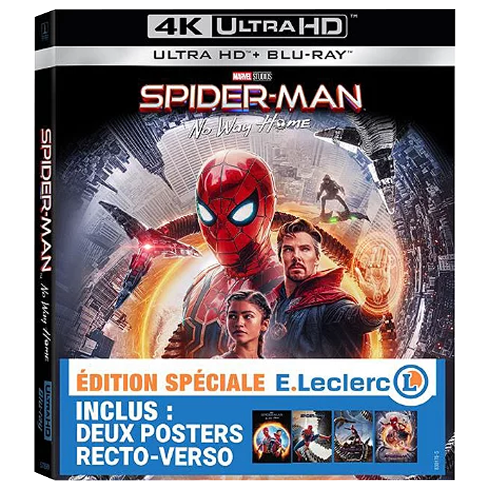spiderman no way home edition leclerc visuel produit