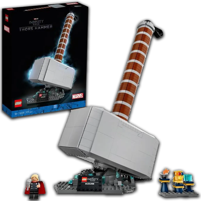 Lego marteau de Thor visuel produit 76209