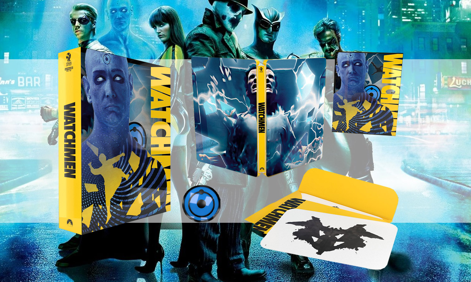 Watchmen Blu Ray 4K Steelbook Titans of Cult visuel slider horizontal v3