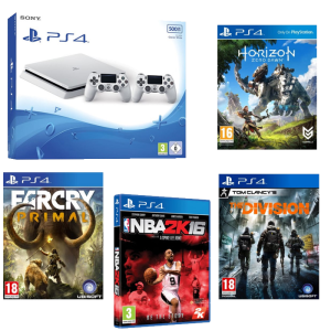 PS4-SLIM-2-MANETTES-HORIZON-ZERO-DAWN-THE-DIVISION-FAR-CRY-PRIMAL-NBA-2K16