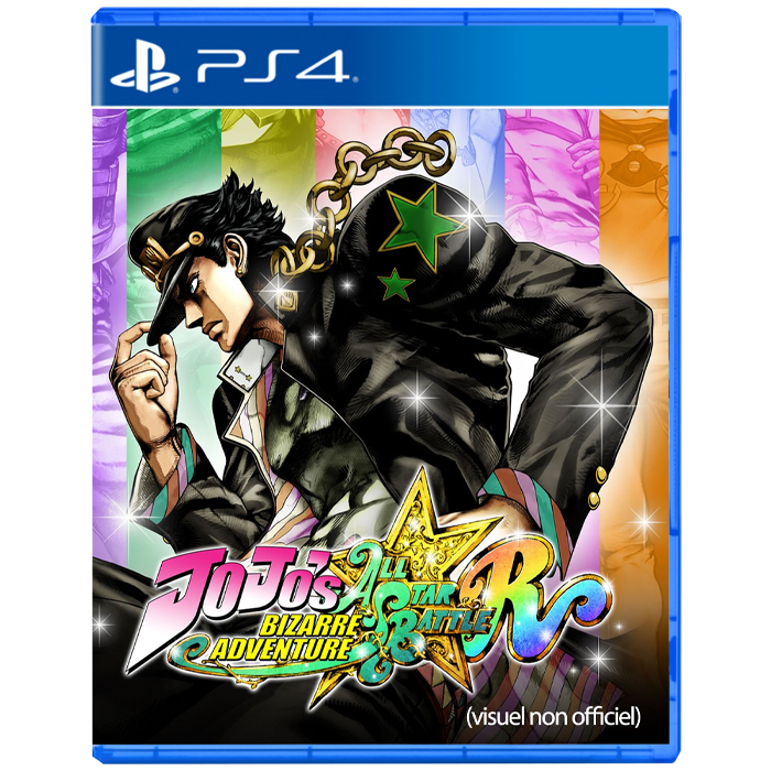 JoJo’s Bizarre Adventure All Star Battle R jaquette provisoire ps4