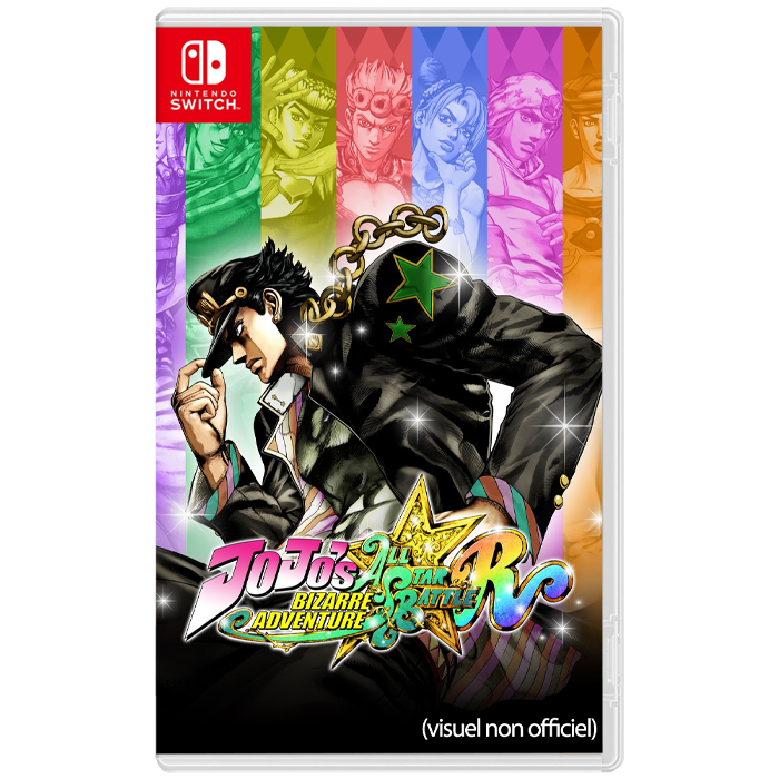 JoJo’s Bizarre Adventure All Star Battle R jaquette provisoire switch