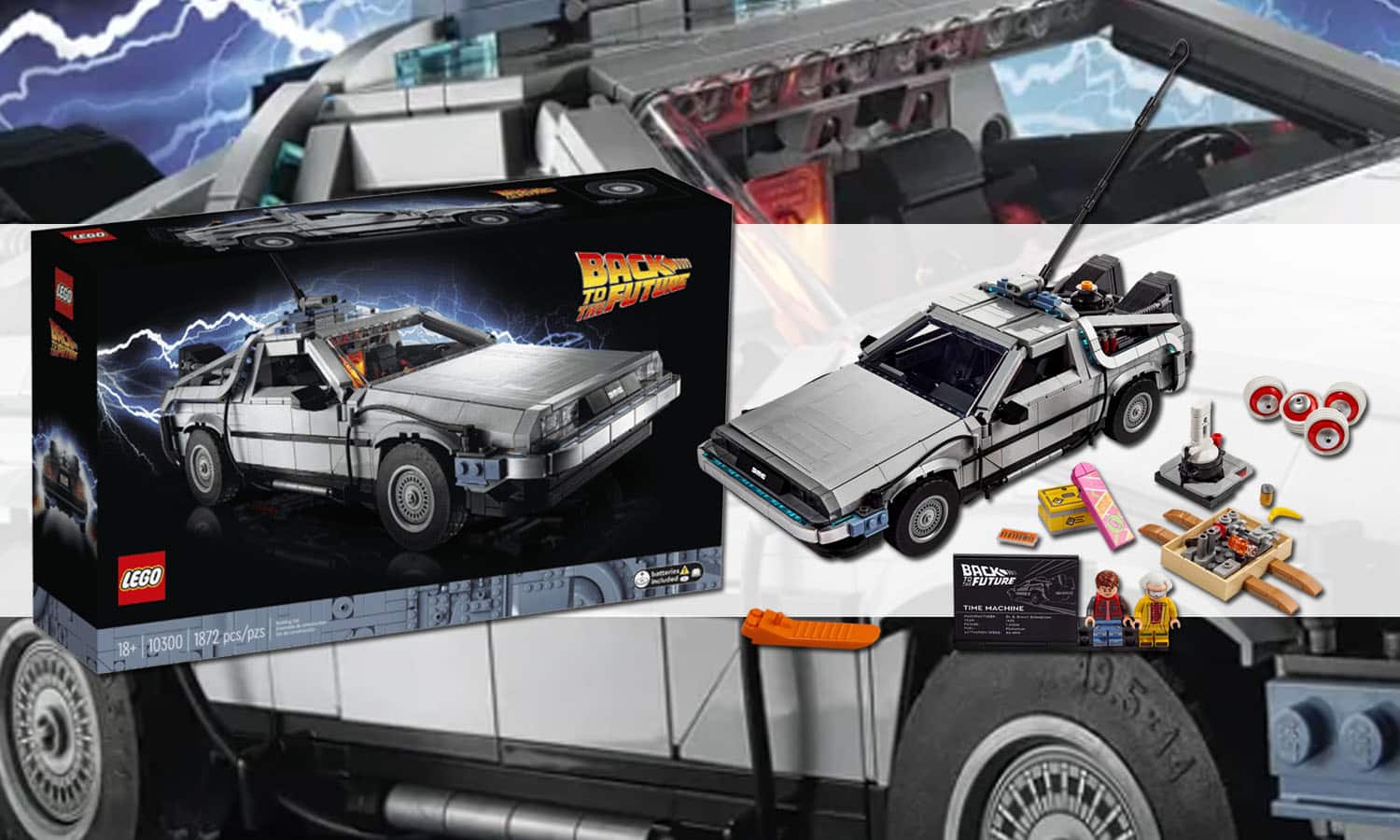 SLIDER Lego DeLorean Retour vers le Futur (10300) v2