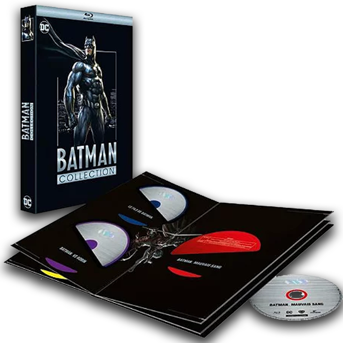 Coffret 7 Films Animés Batman Blu Ray visuel produit
