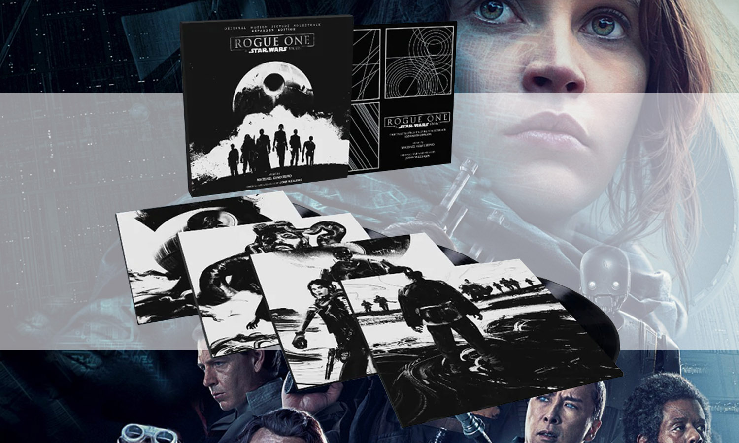 Coffret vinyles Star Wars Rogue one visuel slider