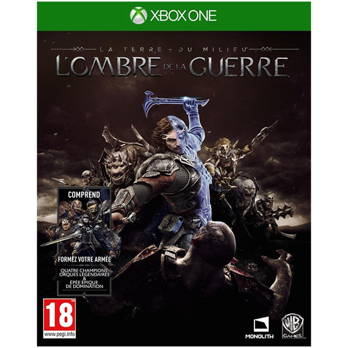 ombre de la guerre xbox visuel produit