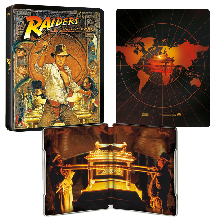 Les aventuriers de l'arche perdue steelbook 4k visuel-produit