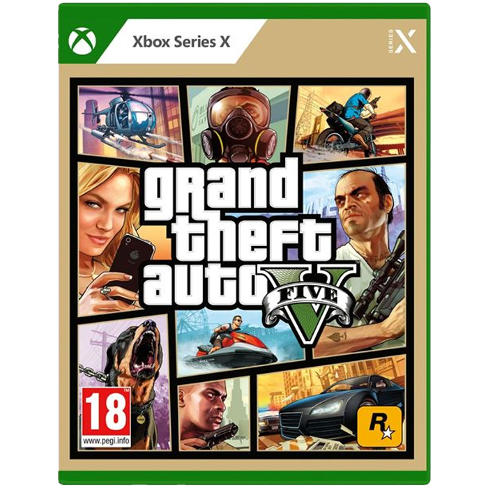 gta 5 xbox series x visuel produit
