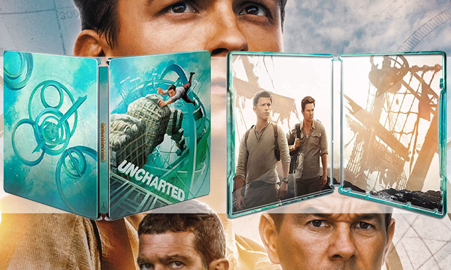 Uncharteds le film 4k steelbook visuel slider horizontal copie