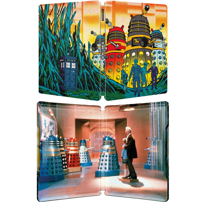 Dr Who est les Daleks steelbook 4k visuel-produit copie