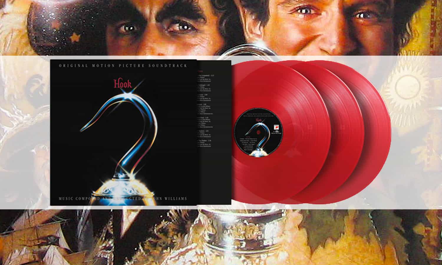 Triple Vinyle Rouge Hook visuel slider