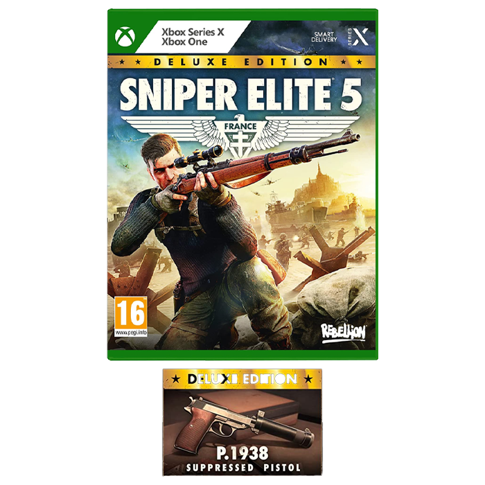 sniper elite 5 deluxe xbox visuel produit