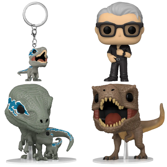 selection funko pop jurassic park zavvi visuel produit