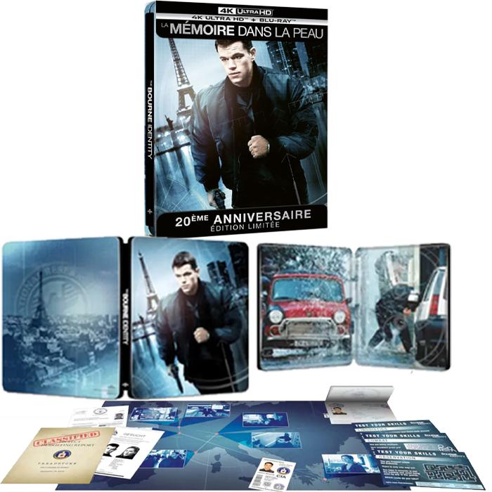 La Mémoire dans la Peau steelbook 20 eme anniv visuel produit v3