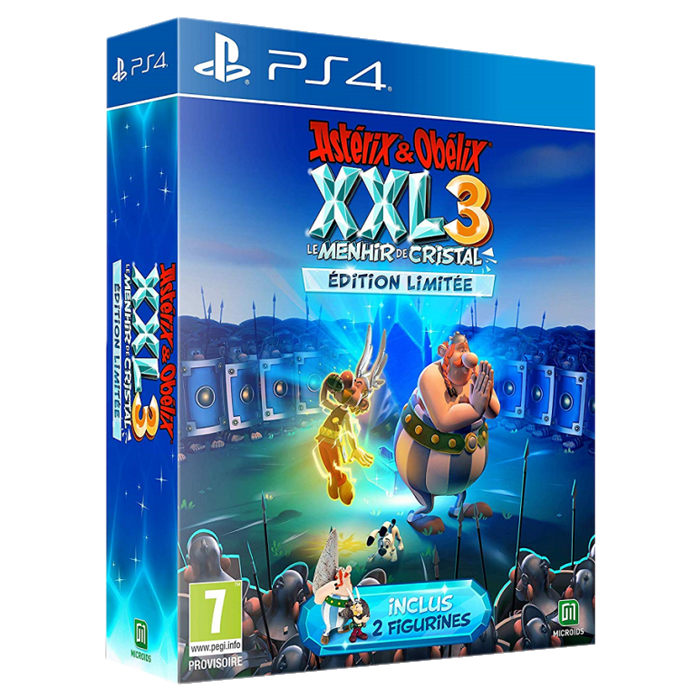 asterix et Oblix XXL3 Le Menhir de Cristal edition Limitee PS4 visuel produit