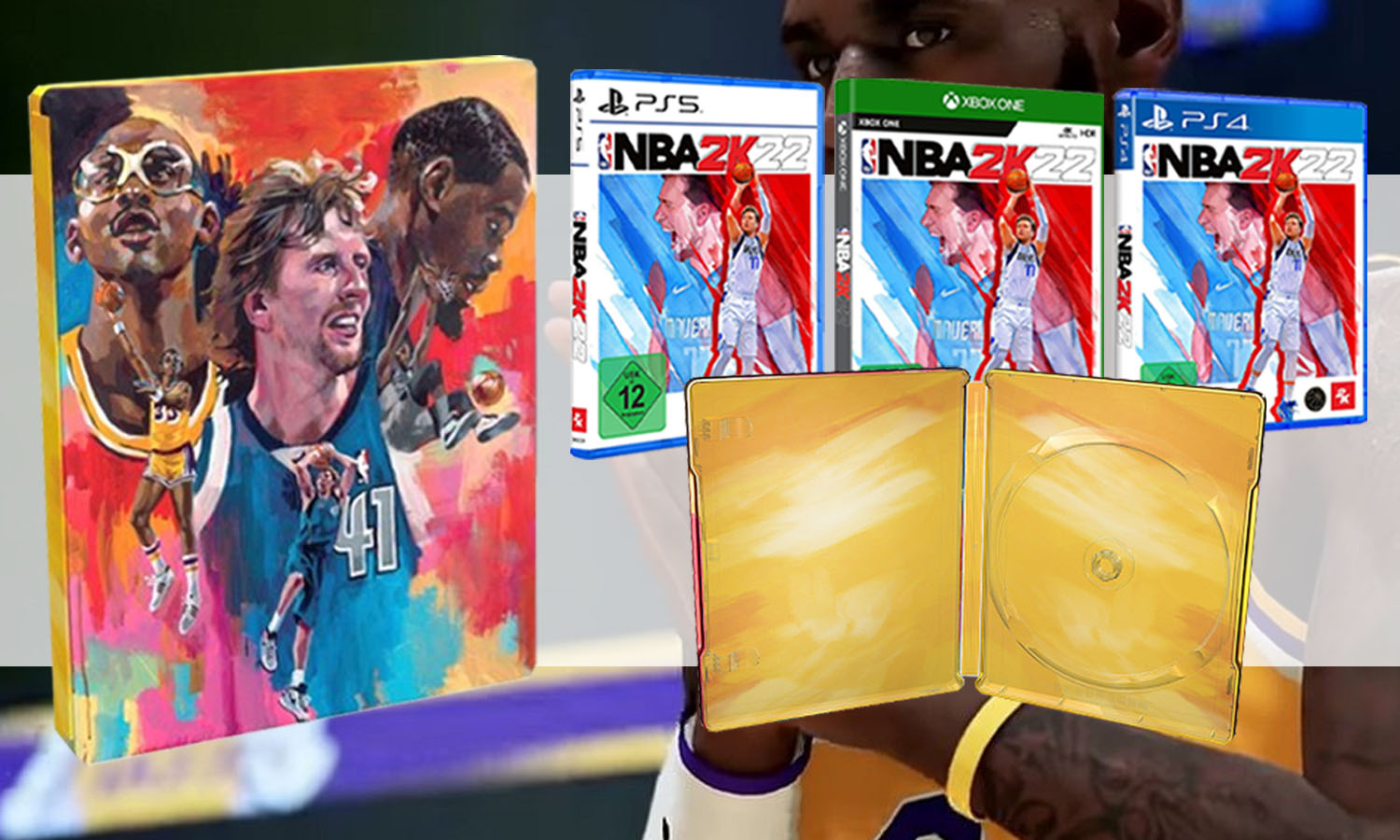 slider nba 2k22 multi ps5 xbox ps4 avec steelbook