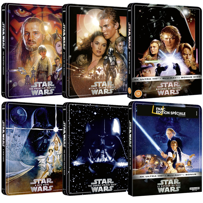 promo blu ray 4k star wars steelbook visuel produit
