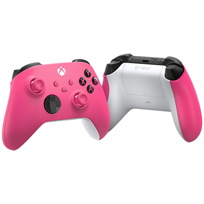 manette xbox series x deep pink visuel produit autre angle de vue