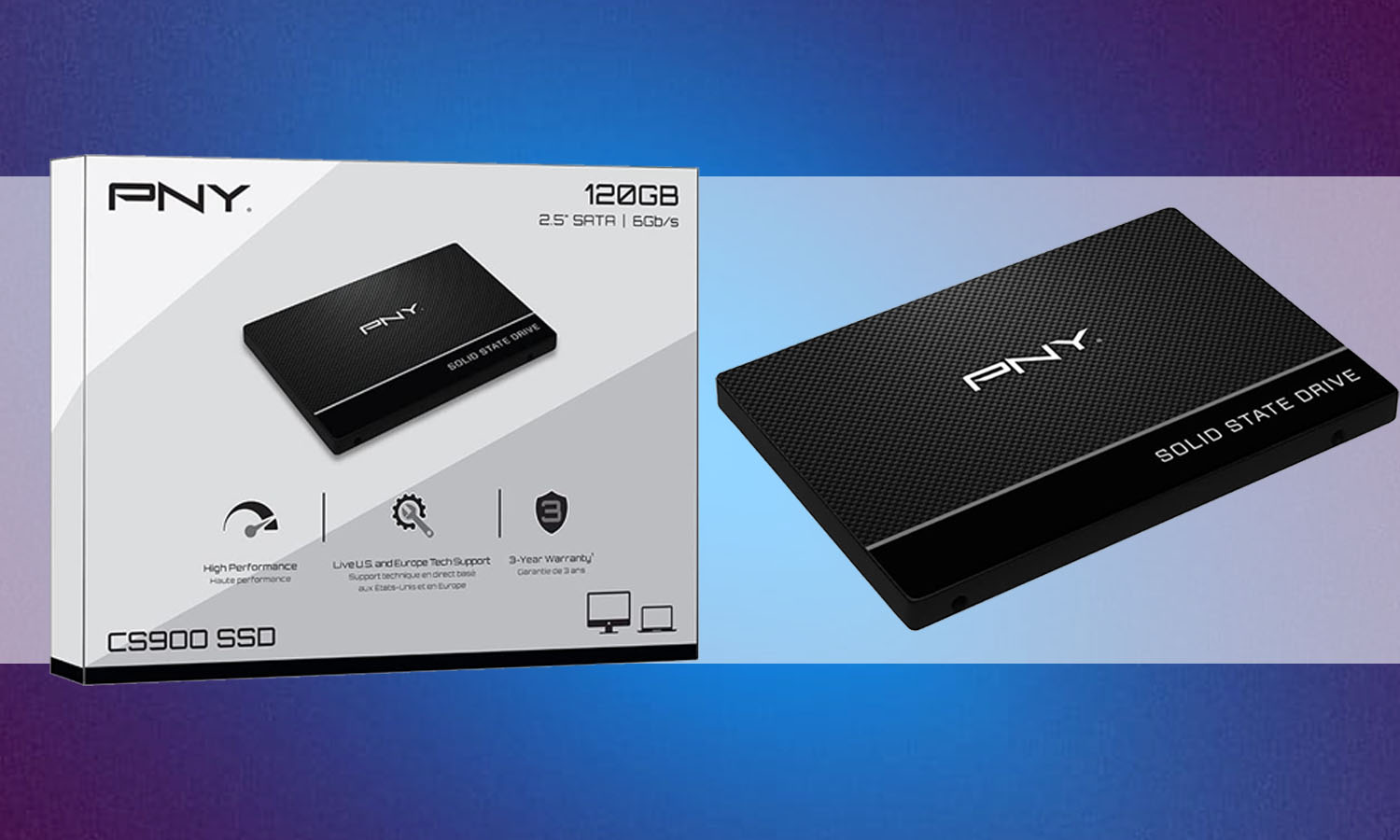 CS900 SSD Interne SATA III, 2.5 pouces, 120Go visuel slider
