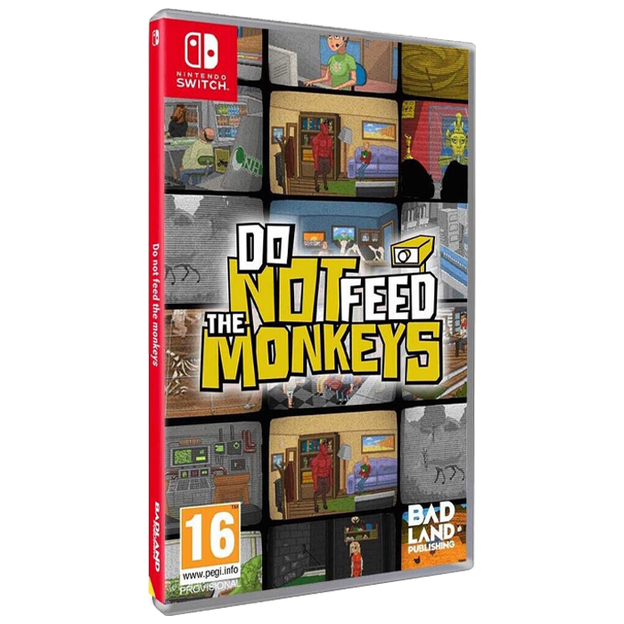 do not feed the monkeys switch visuel produit