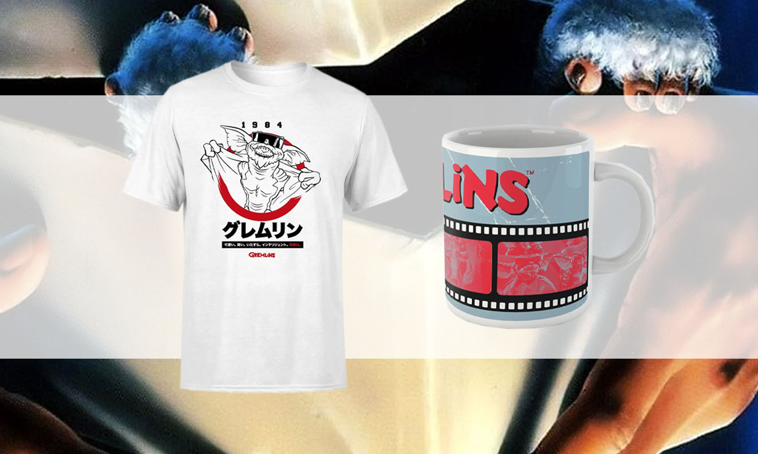 lot t-shirt + mug zavvi gremlins visuel-slider