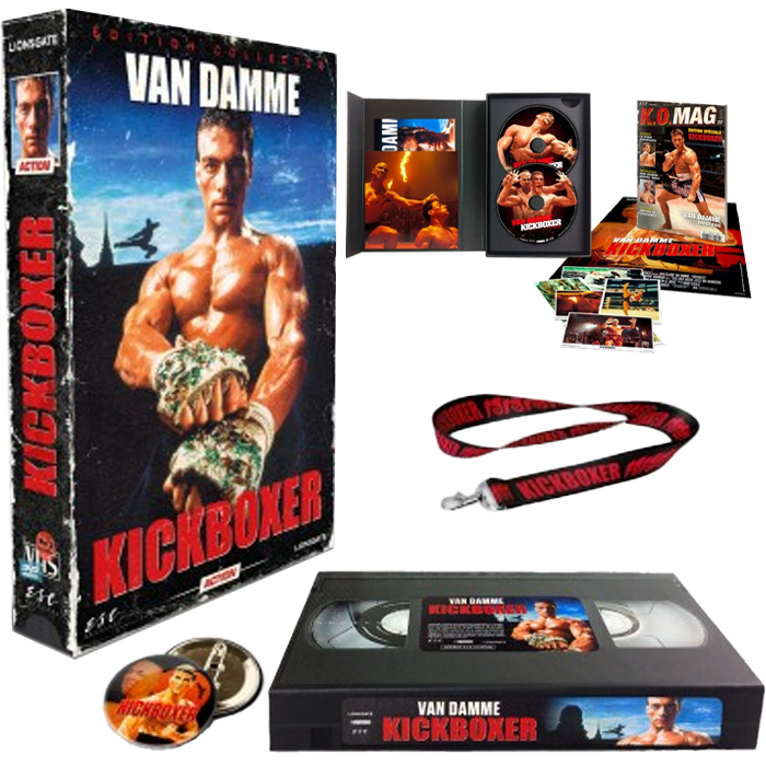kickboxer combo bluray vhs visuel produit definitif