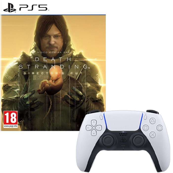 OSC PAck Death Stranding PS5 + manette blanche visuel-produit copie