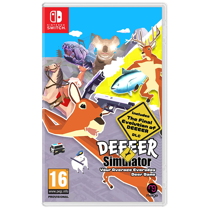 DEEEER Simulator Your Average Everyday Deer Game Switch visuel-produit copie