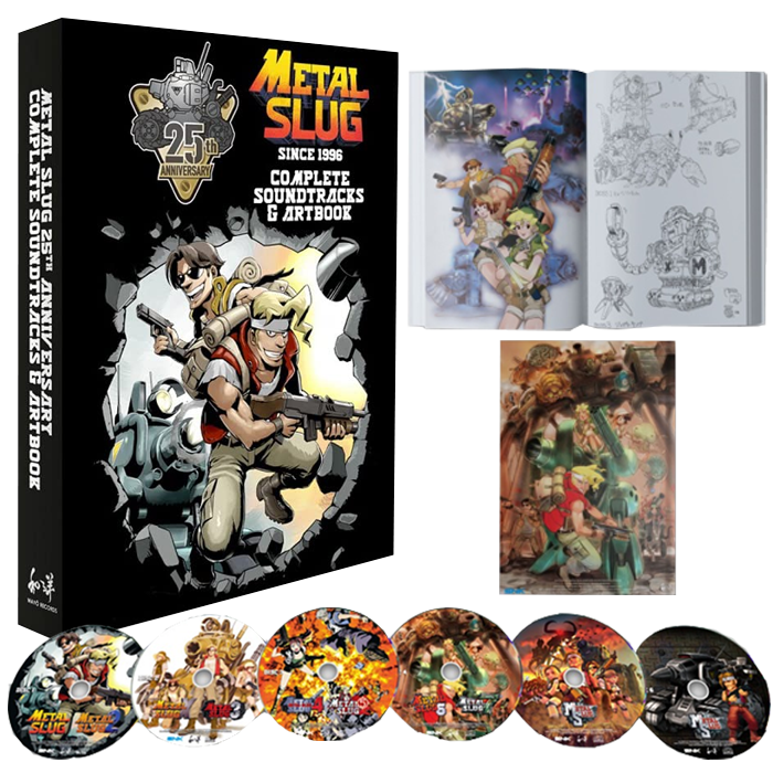 metal slug ost cd soundtrack complete visuel produit avec artbook