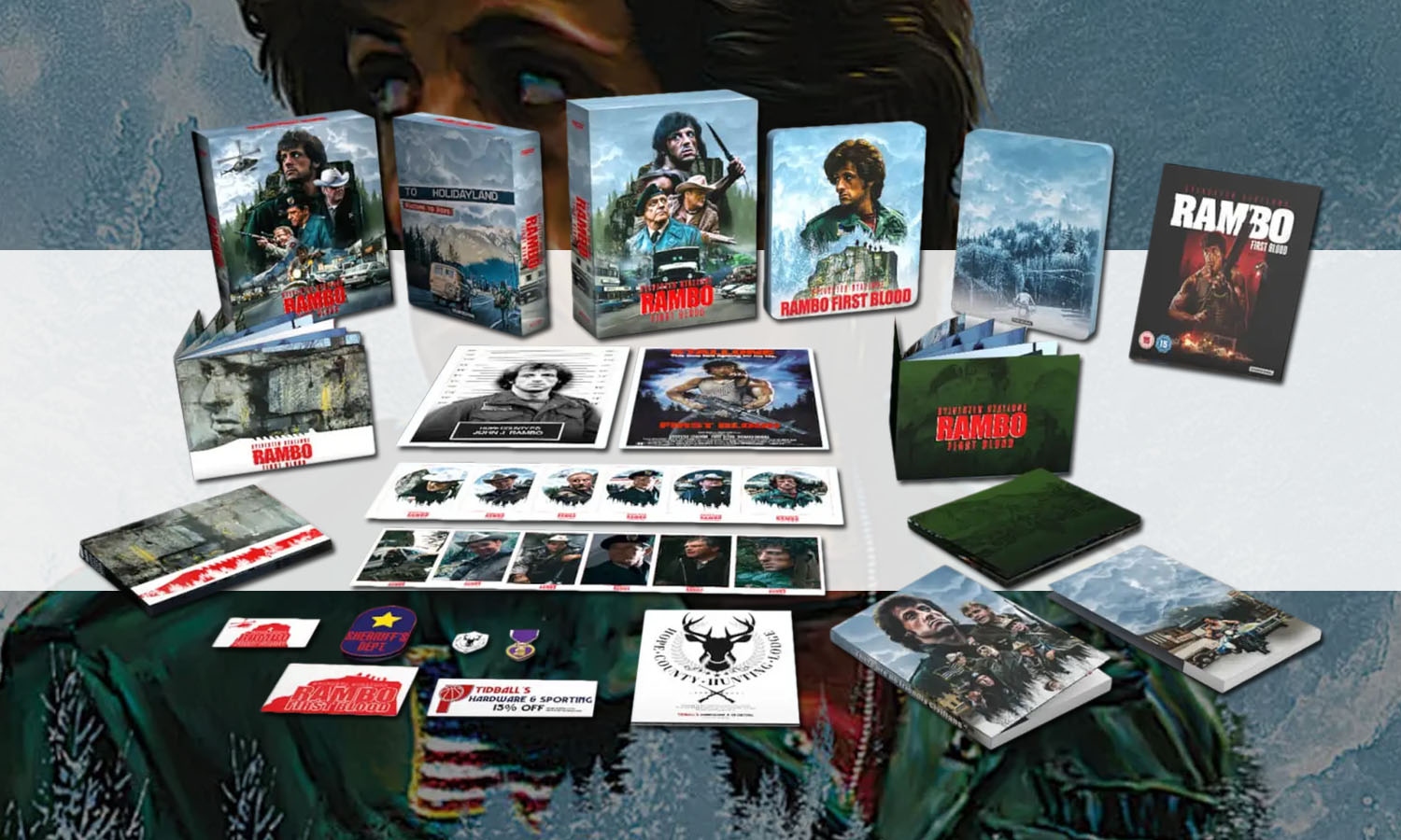 SLIDER rambo first blood blu ray 4K collector 2 4K
