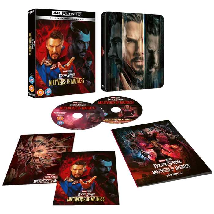 Doctor Strange In The Multiverse Of Madness Blu Ray 4K Steelbook Collector visuel produit