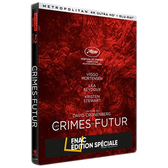 les crimes du futur steelbook 4k visuel-produit definitif
